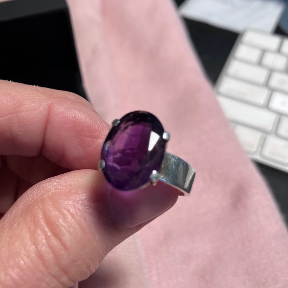Lab Created Amethyst Ring - Picture 1 of 6
